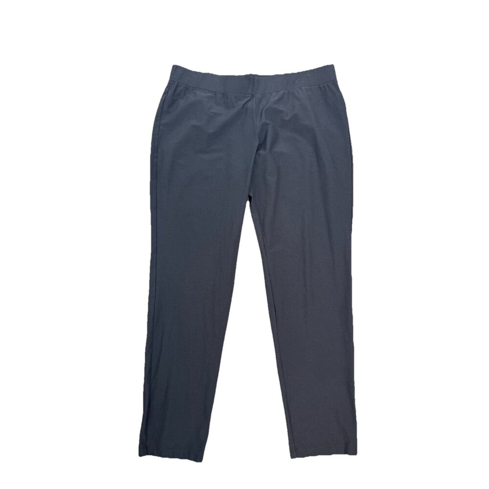Eileen Fisher Washable Crepe Pants XL Gray Slim Ankle Length 38x32.5”